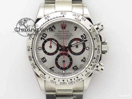 Plated YG 904L 1:1 116508 And SS Case Bracelet Green Clone Edition Dial Best Super A4130 ARF Daytona 0414